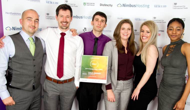 Daymedia wins Gold at the Hertfordshire Digital Awards
